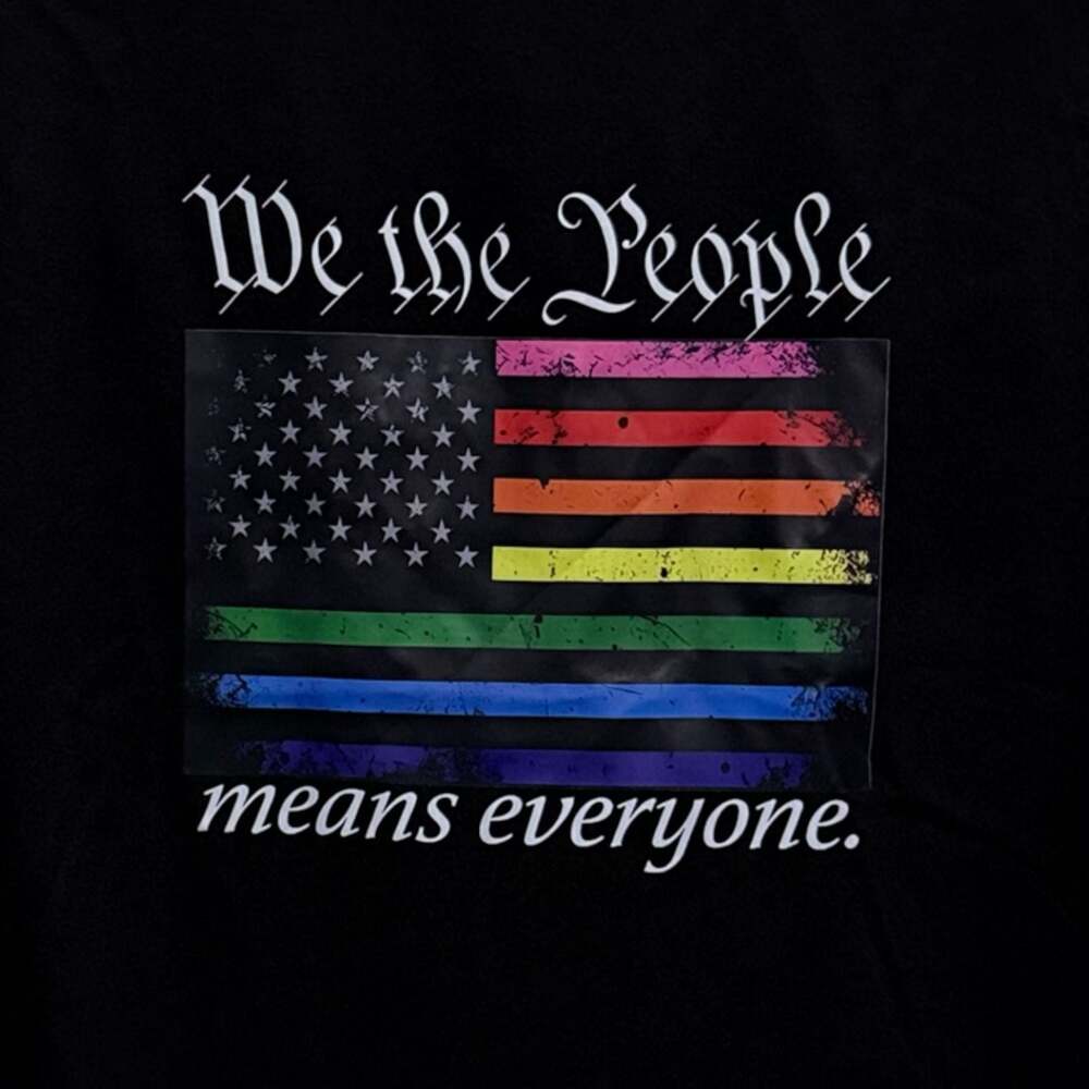Size 4XL ‘We The People’ Custom Graphic Unisex T-Shirt